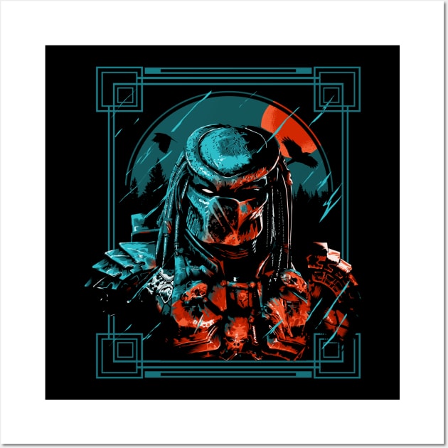 Alien Hunter Wall Art by Crow Creations